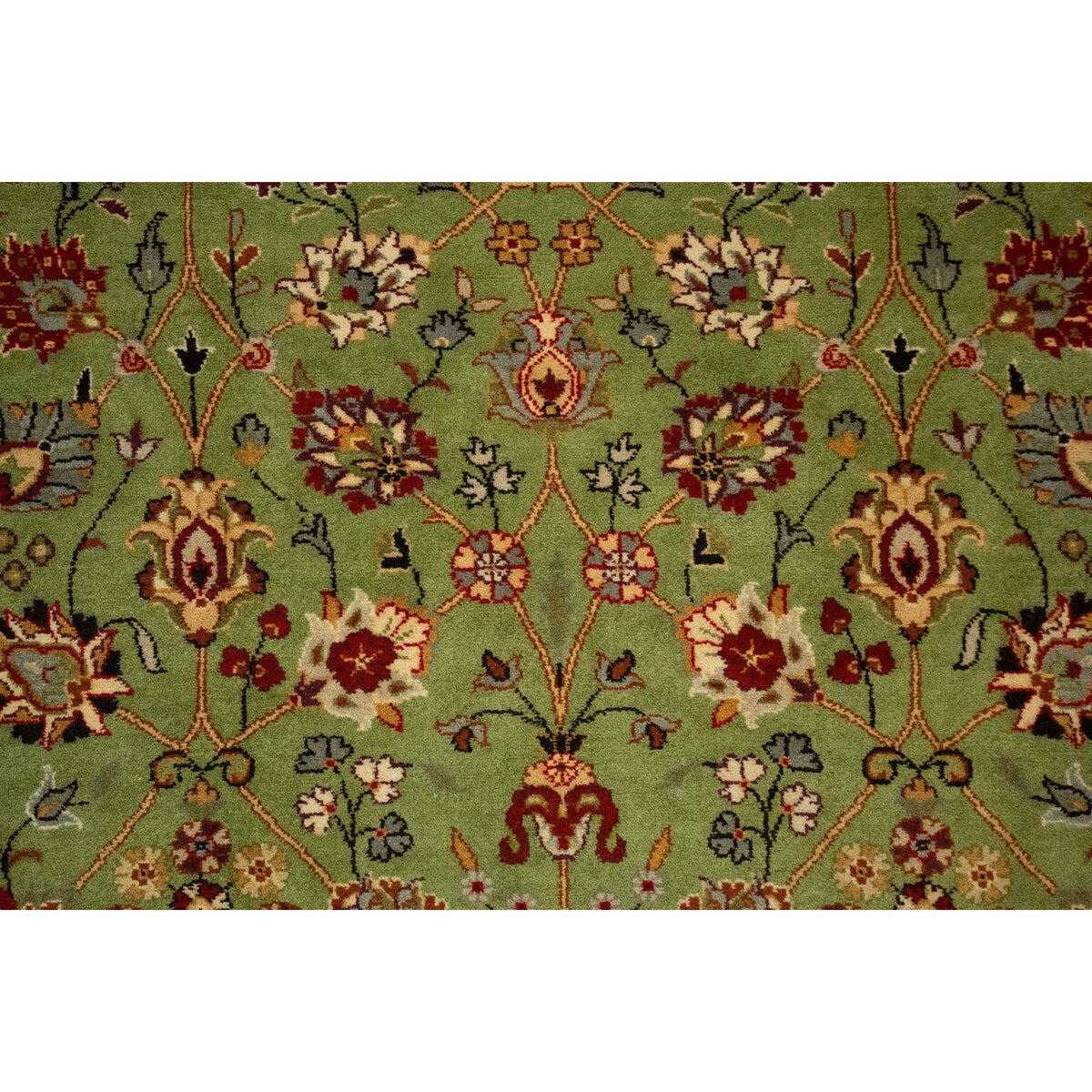 Noori Rug Pak-Persian Baki Green/Aubergine Rug - 9'0" x 11'7"