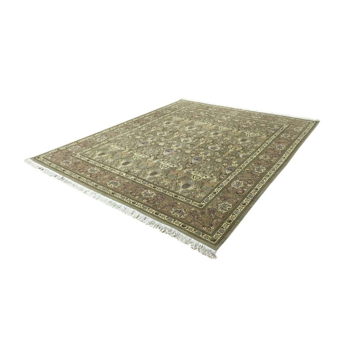 Noori Rug Pak-Persian Shahrivar Lt. Green/Beige Rug - 8'3" x 10'1"