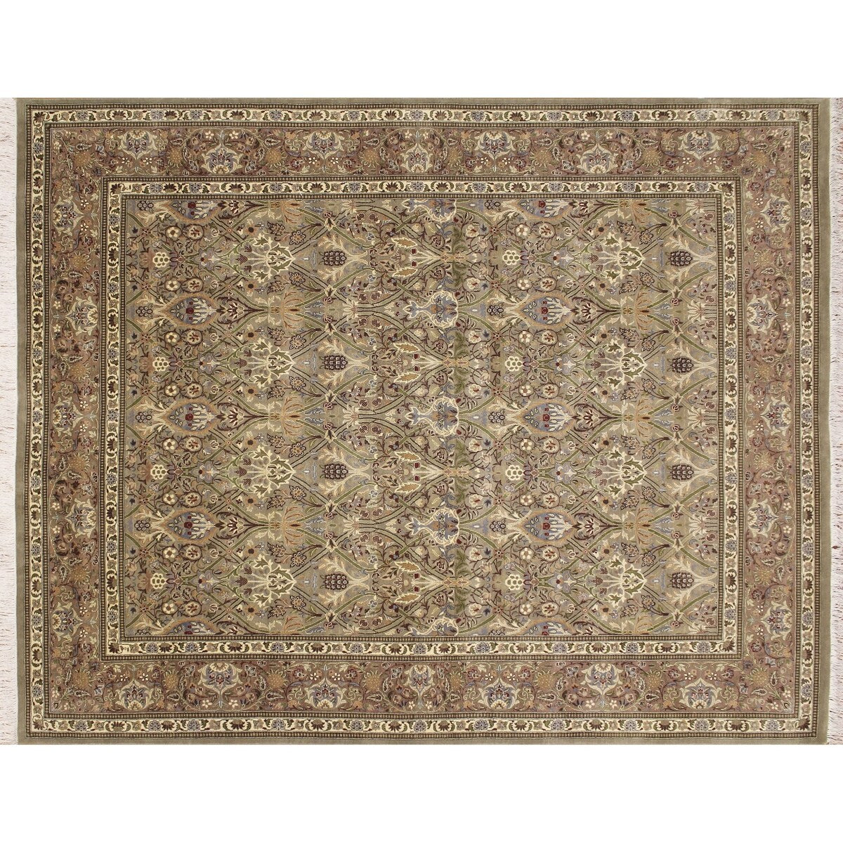 Noori Rug Pak-Persian Shahrivar Lt. Green/Beige Rug - 8'3" x 10'1"