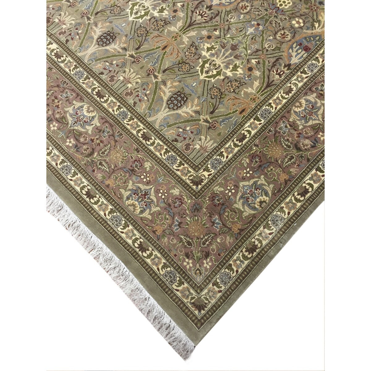 Noori Rug Pak-Persian Shahrivar Lt. Green/Beige Rug - 8'3" x 10'1"