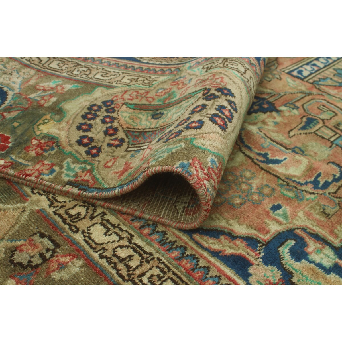 Noori Rug Semi-Antique Dannah Rust/Lt. Brown Rug - 8'9" x 12'3"
