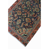 Noori Rug Vintage Distressed Jory Blue/Orange Runner - 3'2" x 9'6"