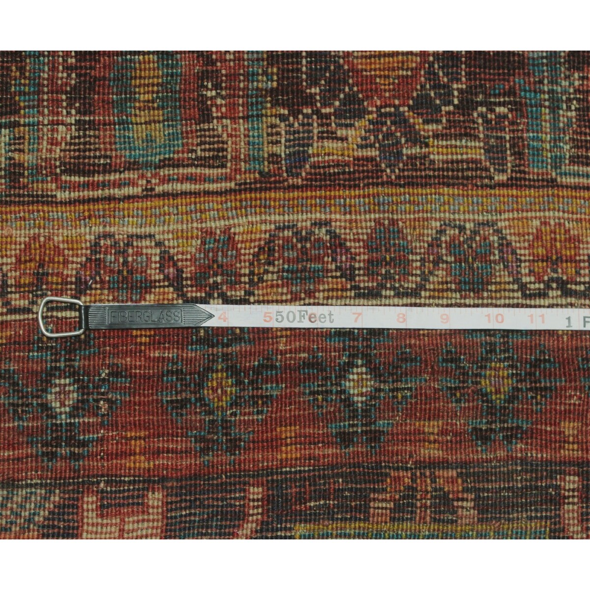 Noori Rug Vintage Distressed Ziba Rose/Beige Rug - 5'1" x 8'0"