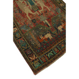 Noori Rug Vintage Distressed Ziba Rose/Beige Rug - 5'1" x 8'0"