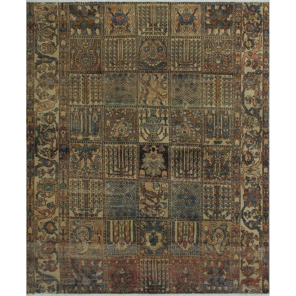 Noori Rug Vintage Karson Beige/Brown Rug - 6'8" x 8'0"