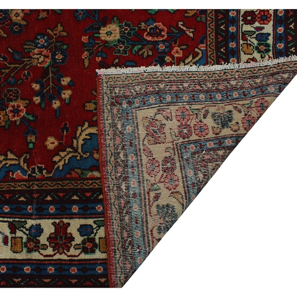 Noori Rug Vintage Lula Red/Ivory Rug - 7'1" x 10'0"