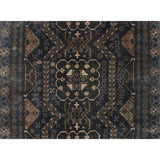 Noori Rug Vintage Sherazi Aquiano Blue/Grey Rug - 3'8" x 6'6"