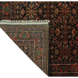 Noori Rug Vintage Sterling Black/Pink Runner - 2'8" x 10'6"