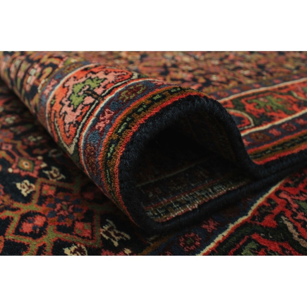 Noori Rug Vintage Sterling Black/Pink Runner - 2'8" x 10'6"