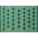 Noori Rug Winchester Kilim Antarah Lt. Blue/Turquoise Rug - 4'11" x 6'8"