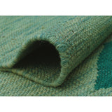 Noori Rug Winchester Kilim Antarah Lt. Blue/Turquoise Rug - 4'11" x 6'8"