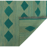 Noori Rug Winchester Kilim Antarah Lt. Blue/Turquoise Rug - 4'11" x 6'8"