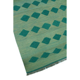 Noori Rug Winchester Kilim Antarah Lt. Blue/Turquoise Rug - 4'11" x 6'8"