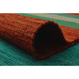 Noori Rug Winchester Kilim Dorinda Ivory/Blue Rug - 6'7" x 9'9"