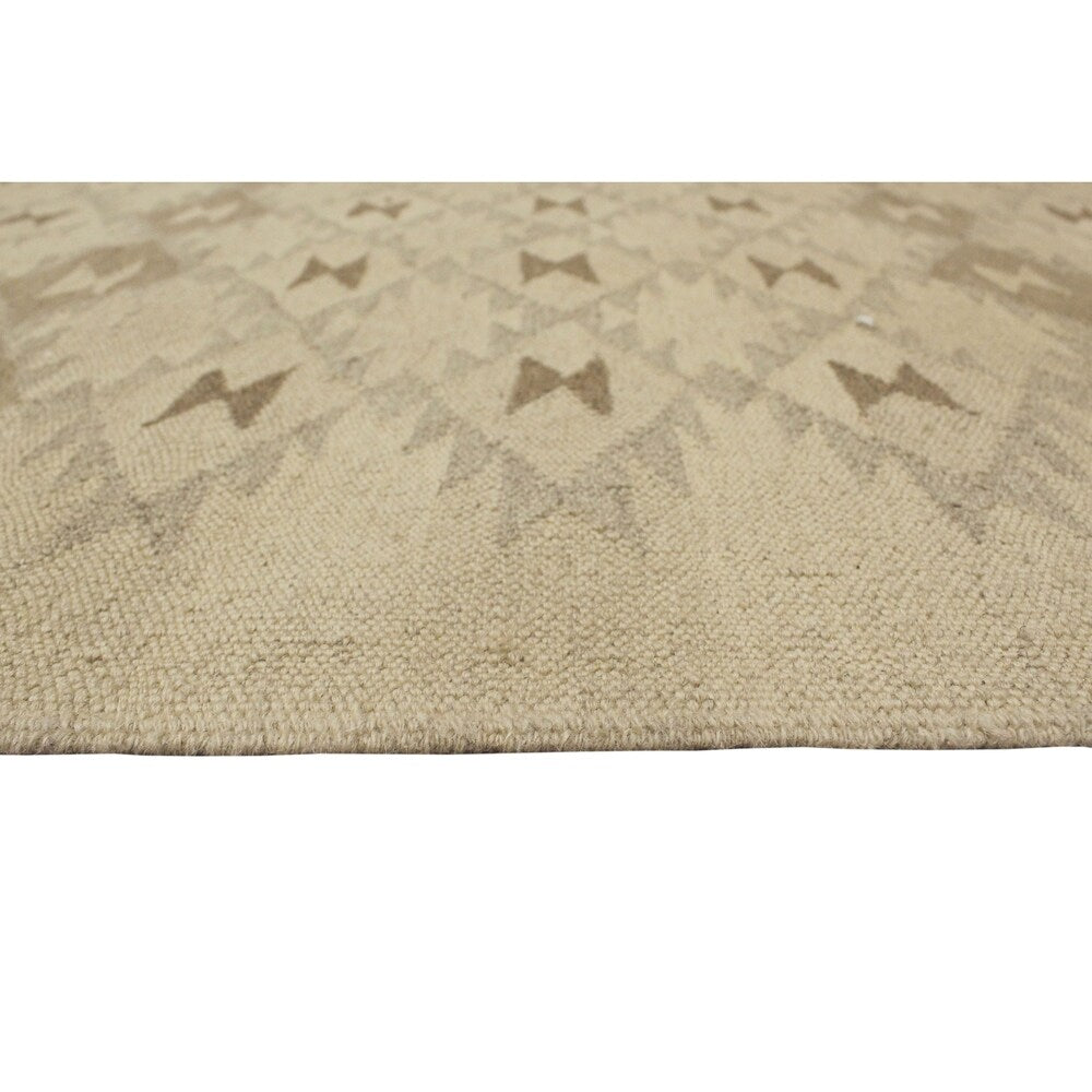 Noori Rug Winchester Kilim H/2 Ivory/Grey Rug - 4'11" x 6'7"