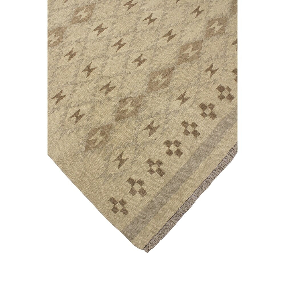 Noori Rug Winchester Kilim H/2 Ivory/Grey Rug - 4'11" x 6'7"