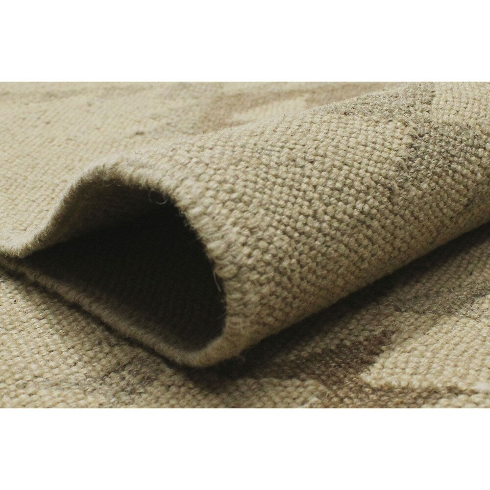 Noori Rug Winchester Kilim H/2 Ivory/Grey Rug - 4'11" x 6'7"