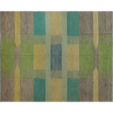 Noori Rug Winchester Kilim Kinsey Green/Gold Rug - 8'2" x 10'1"