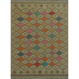 Noori Rug Winchester Kilim Laureen Beige/Grey Rug - 4'10" x 6'5"