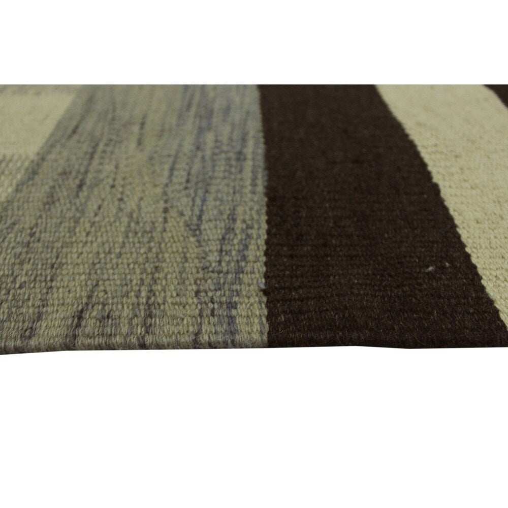 Noori Rug Winchester Kilim Lenore Ivory/Orange Rug - 7'9" x 9'8"
