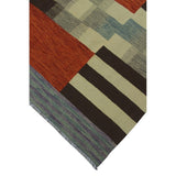Noori Rug Winchester Kilim Lenore Ivory/Orange Rug - 7'9" x 9'8"