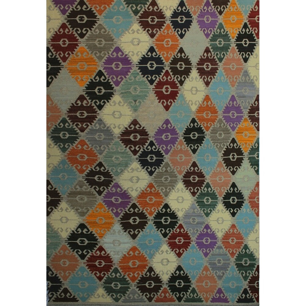 Noori Rug Winchester Kilim Rona Black/Grey Rug - 11'11" x 17'2"