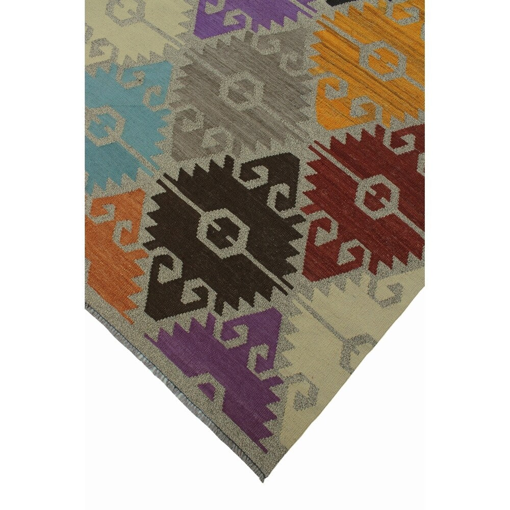 Noori Rug Winchester Kilim Rona Black/Grey Rug - 11'11" x 17'2"