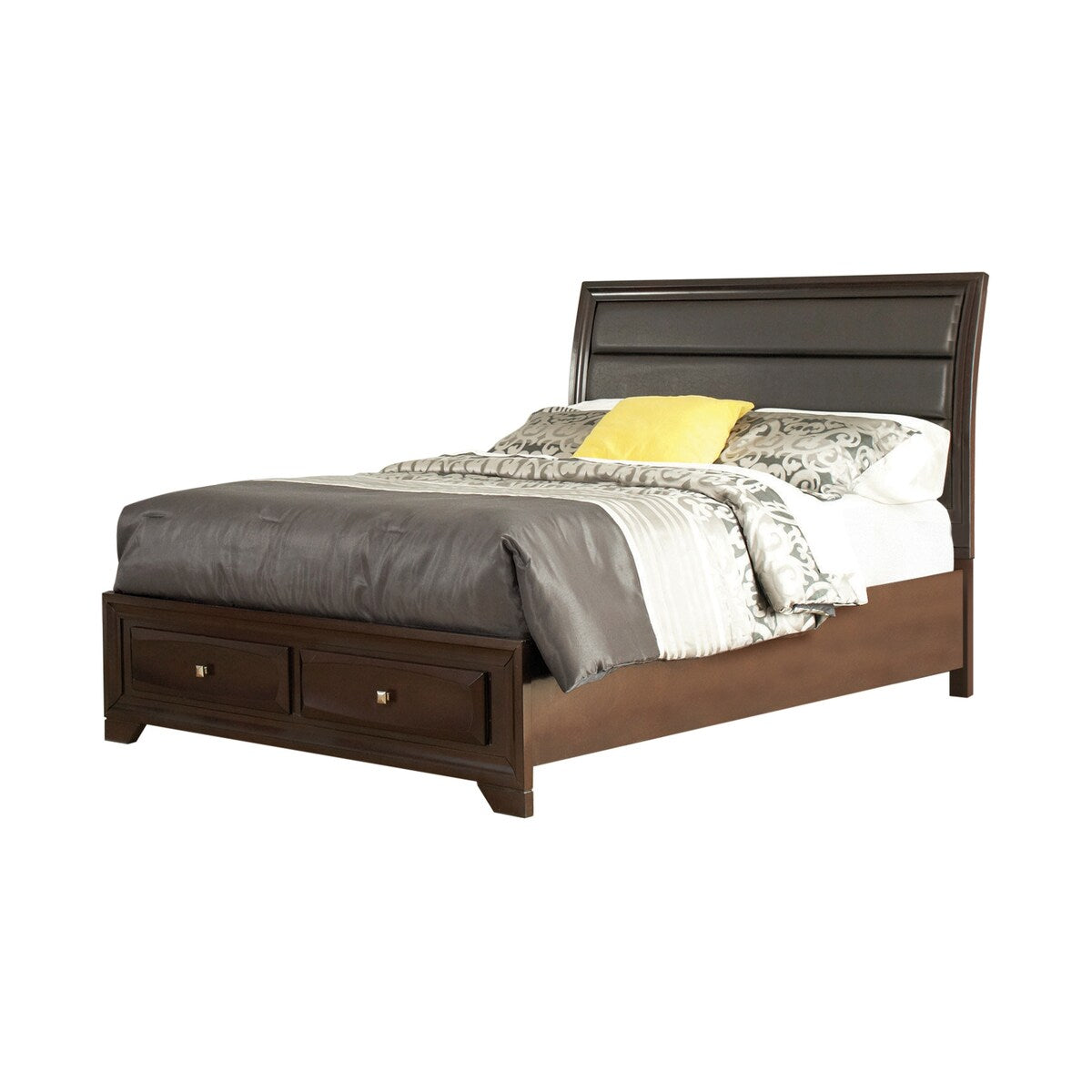 Nora Cappuccino 2-piece Queen Bedroom Set with Chest