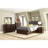Nora Cappuccino 2-piece Queen Bedroom Set with Chest
