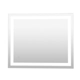 Nora Rectangular Frameless Anti-Fog Aluminum Front-lit Tri-color LED Bathroom Vanity Mirror with Smart Touch Control