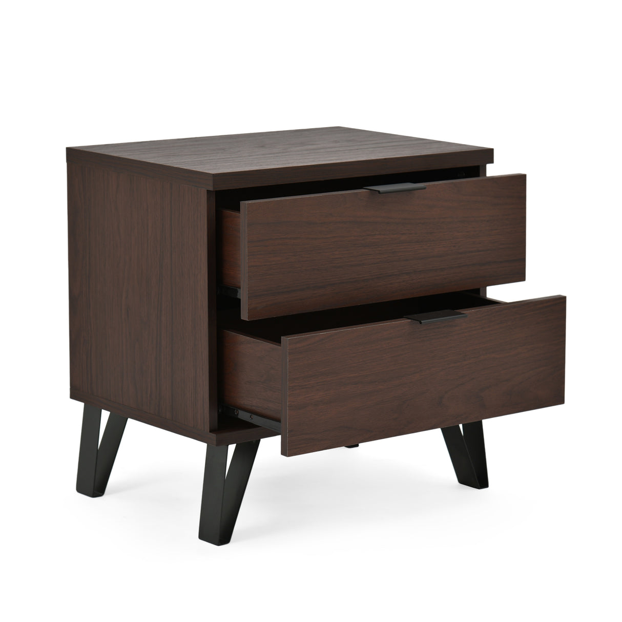 Norcross 2 Drawer Wide Nightstand by Christopher Knight Home