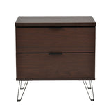 Norcross 2 Drawer Wide Nightstand by Christopher Knight Home