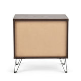 Norcross 2 Drawer Wide Nightstand by Christopher Knight Home