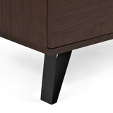 Norcross Faux Wood and Iron 3 Piece Wide 5 Drawer Dresser and Nightstand Bedroom Set by Christopher Knight Home