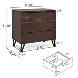 Norcross Faux Wood and Iron 6 Piece Bedroom Set with Wide 5 Drawer Dresser by Christopher Knight Home