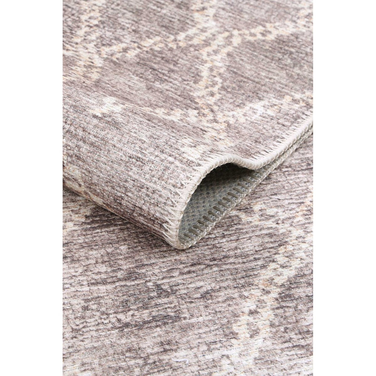 The Rug Collective Nordic Nahla Beige Rug Machine Washable Area Rug