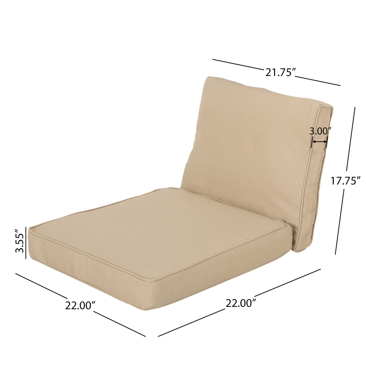 Norfolk Club Chair Cushions (Set of 2) by Christopher Knight Home