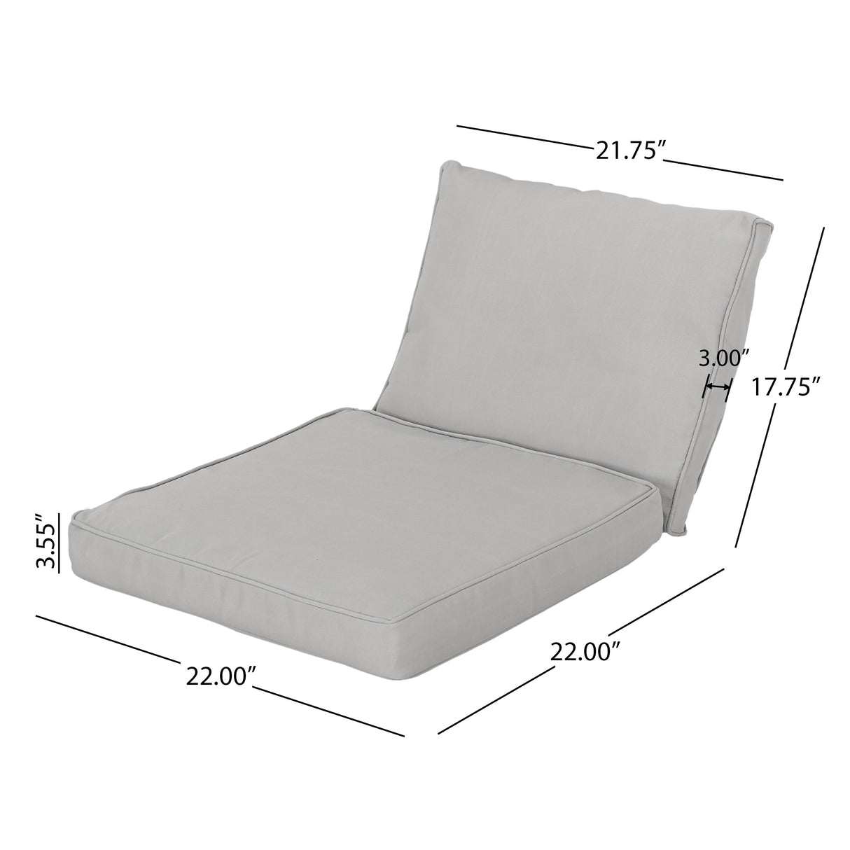 Norfolk Club Chair Cushions (Set of 2) by Christopher Knight Home