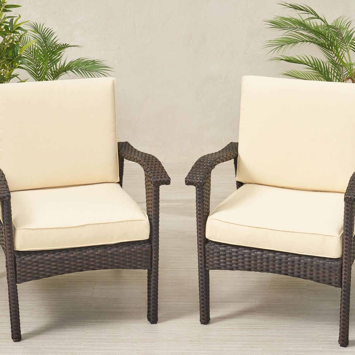 Norfolk Club Chair Cushions (Set of 2) by Christopher Knight Home