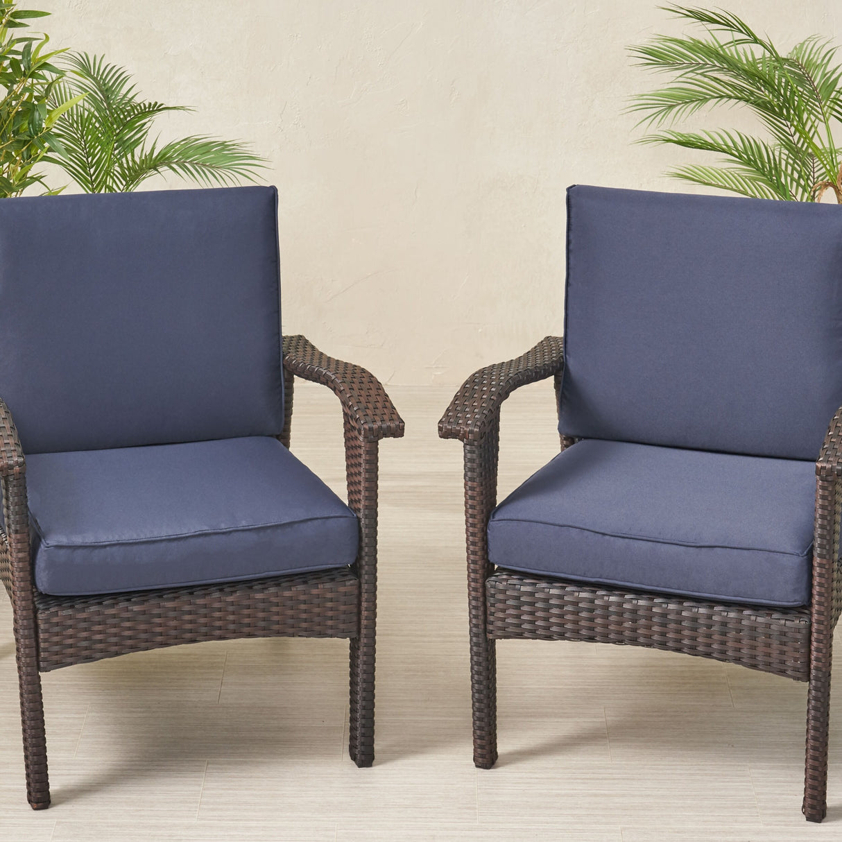 Norfolk Club Chair Cushions (Set of 2) by Christopher Knight Home