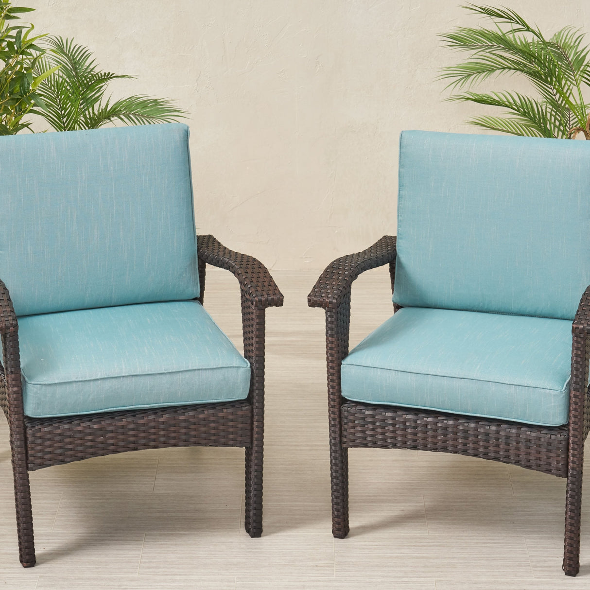 Norfolk Club Chair Cushions (Set of 2) by Christopher Knight Home