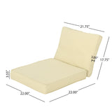 Norfolk Club Chair Cushions (Set of 2) by Christopher Knight Home