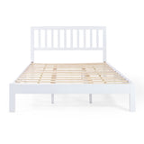 Norgate Modern Farmhouse Acacia Wood Queen Bed Platform by Christopher Knight Home