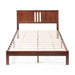 Norland Modern Farmhouse Acacia Wood Queen Bed Platform by Christopher Knight Home