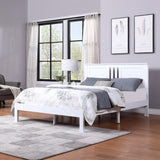 Norland Modern Farmhouse Acacia Wood Queen Bed Platform by Christopher Knight Home