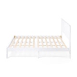 Norland Modern Farmhouse Acacia Wood Queen Bed Platform by Christopher Knight Home