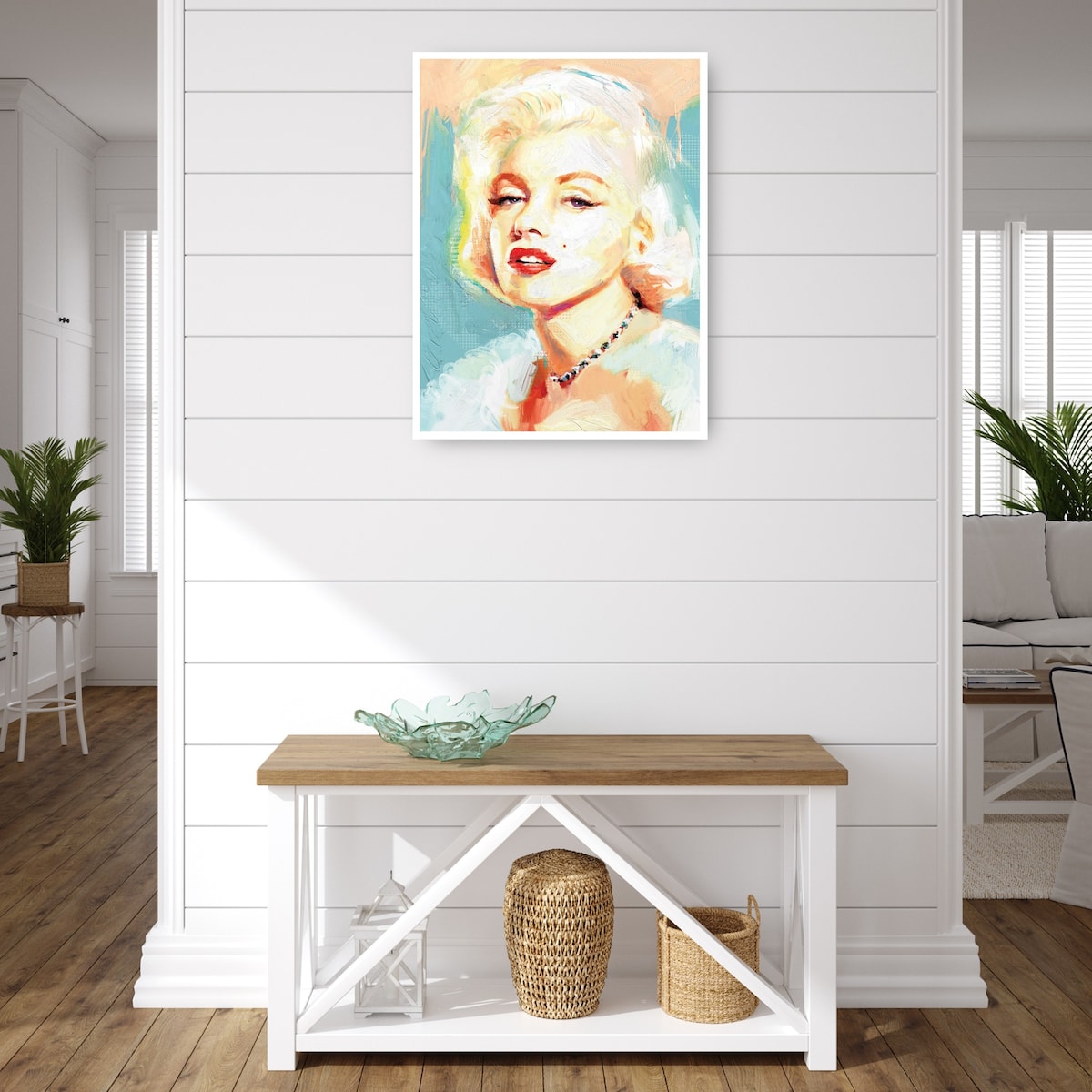 Norma Jeane By Studio Arts Canvas Art Print