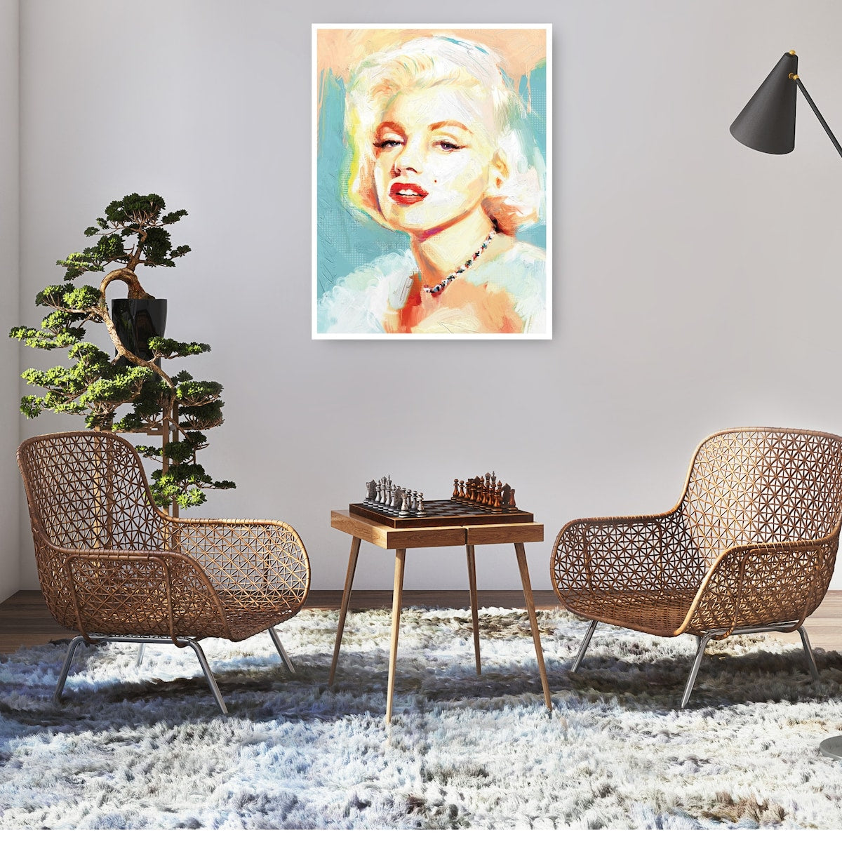 Norma Jeane By Studio Arts Canvas Art Print