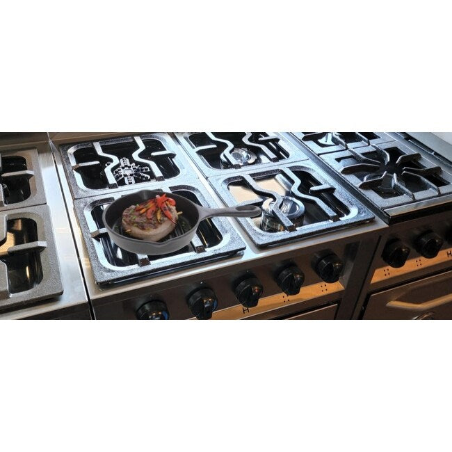 Norpro Pre Seasoned Cast Iron Mini Grill Pan Black - 6.75 Inch