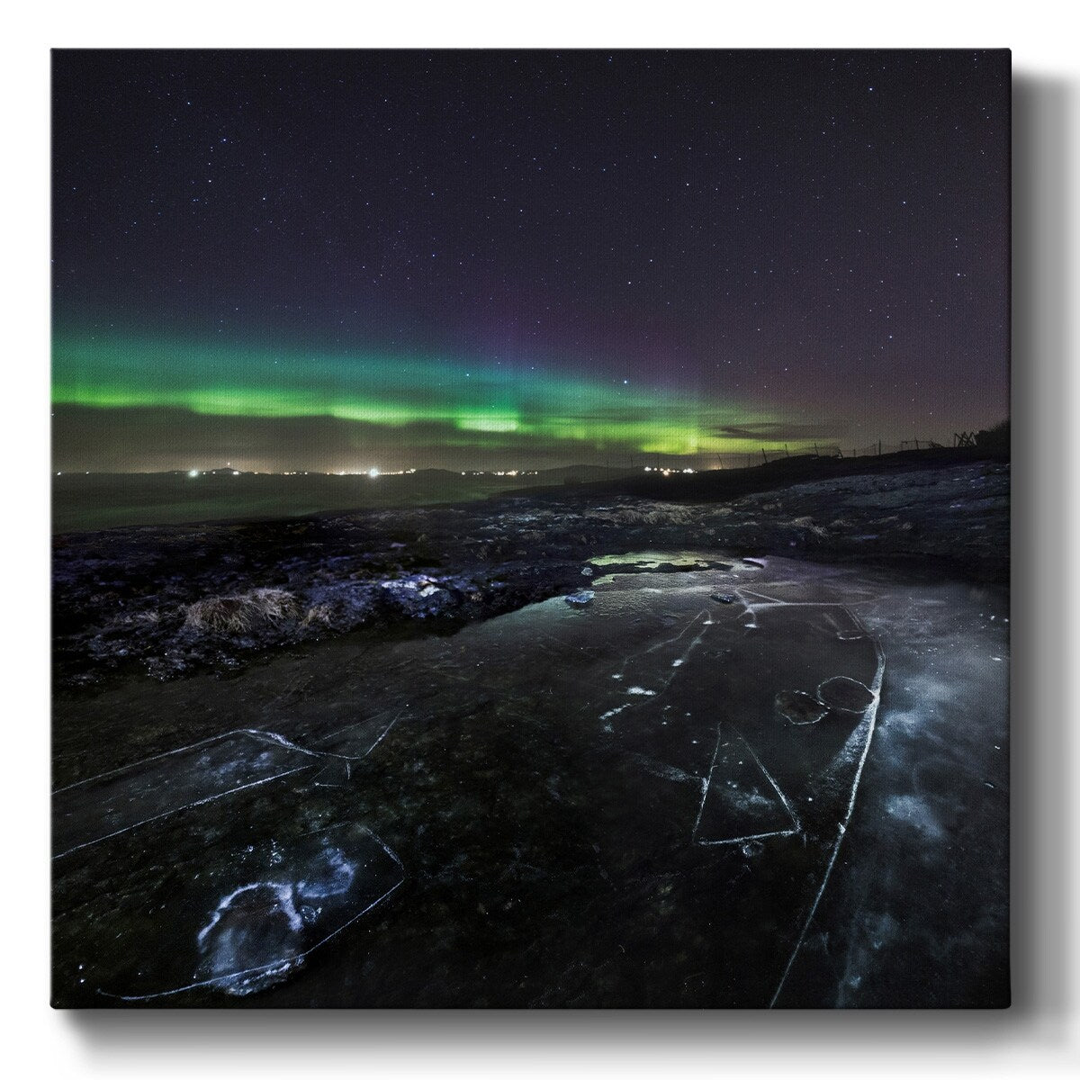 Northern Lights II-Gallery Wrapped Canvas